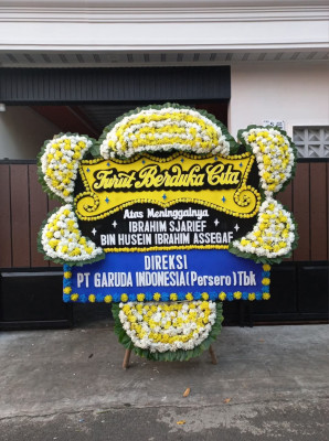 Papan Bunga Duka di Toapaya